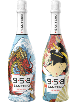 Extra dry Malo Design Santero (cousin du Prosecco)- édition limitée 2024 Dragon