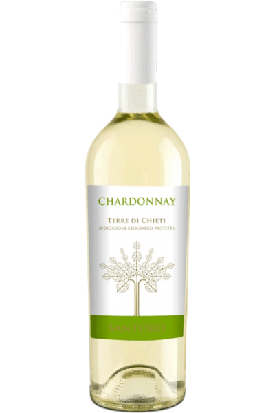 Chardonnay Santoro - étiquette abimée