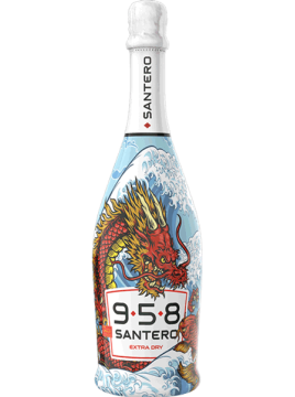 Extra dry Malo Design Santero (cousin du Prosecco)- édition limitée 2024 Dragon